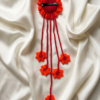 Handmade Crochet Flower Jewelry Set - Image 9