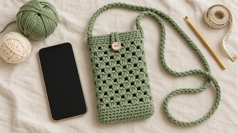 How to Crochet a Phone Bag for Beginners (Step-by-Step Guide)