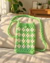 Handmade Crochet Mobile Bag